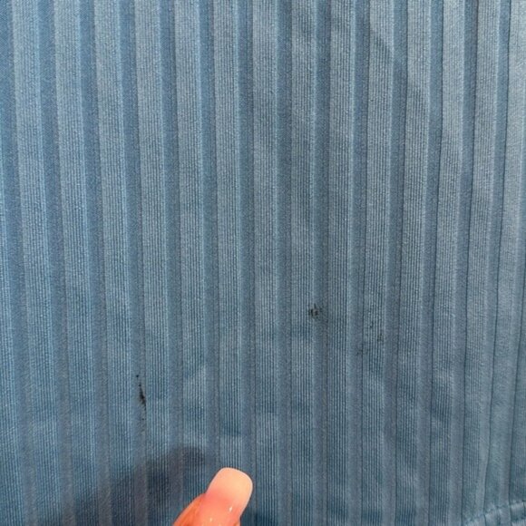 🔵 Blue Ribbed Spaghetti Strap Mini Dress - Picture 4 of 7